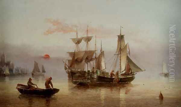 Calm on the Humber Oil Painting by Henry Redmore