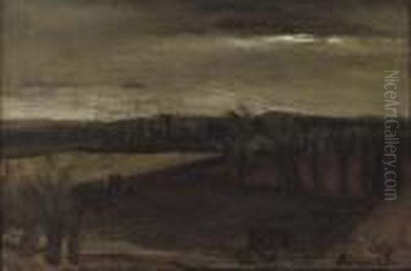 A Landscape Oil Painting by Constant Permeke