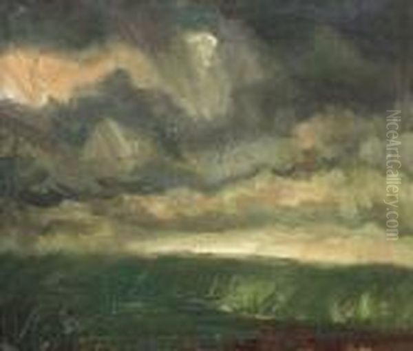 Paysage Flamand Oil Painting by Constant Permeke