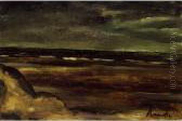 Seascape Oil Painting by Constant Permeke