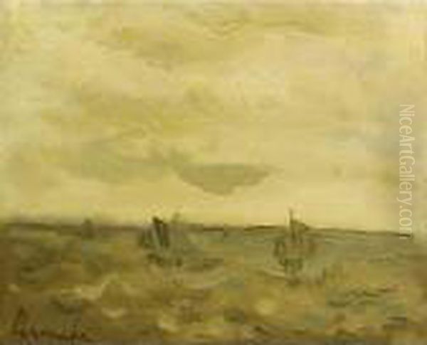 Seascape Oil Painting by Constant Permeke