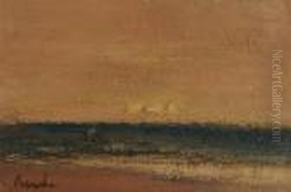 Seascape Oil Painting by Constant Permeke