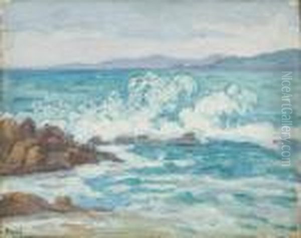 La Vague Oil Painting by Jean Peske