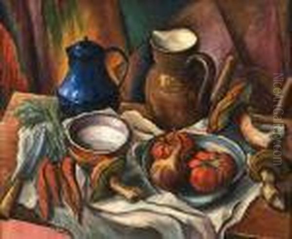 Nature Morte Oil Painting by Jean Peske