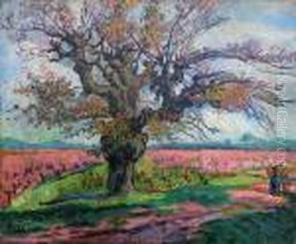 Arbre Dans Les Vignes (1913/14) Oil Painting by Jean Peske