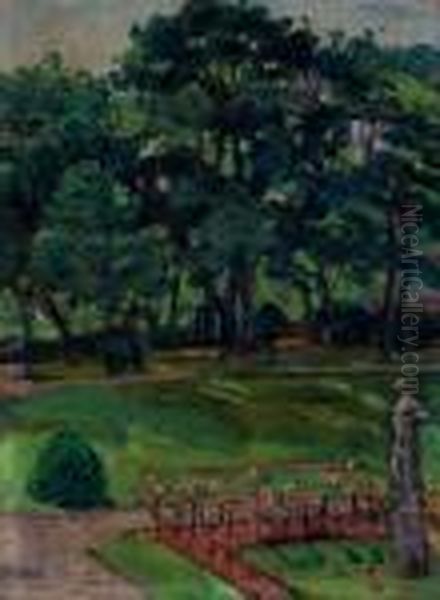 Le Parc Oil Painting by Jean Peske