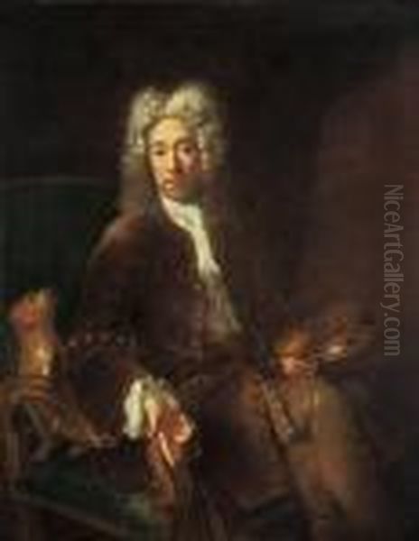 Bildnis Jean Baptiste Gayot Dubuisson Oil Painting by Antoine Pesne