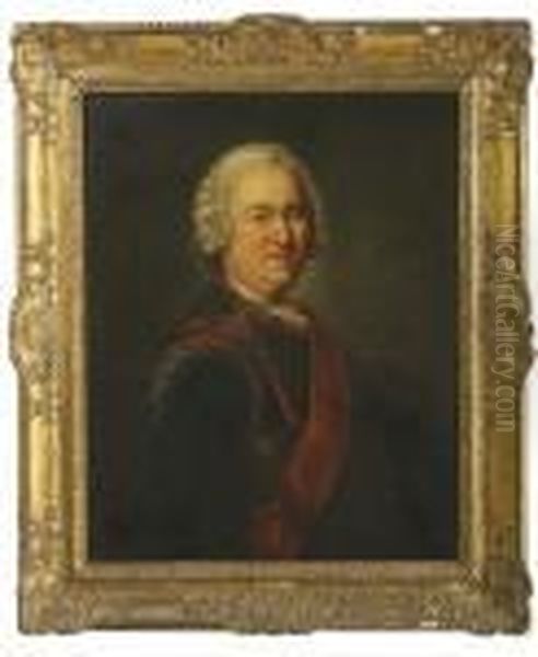 Portrait Of James Francis Edward Keith Oil Painting by Antoine Pesne