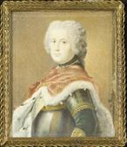 Federico Il Grande Oil Painting by Antoine Pesne