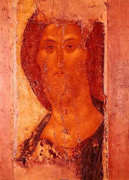 Redeemer, 1420 Oil Painting by Andrei Rublev