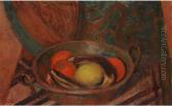 Nature Morte Aux Fruits Oil Painting by Hippolyte Petitjean