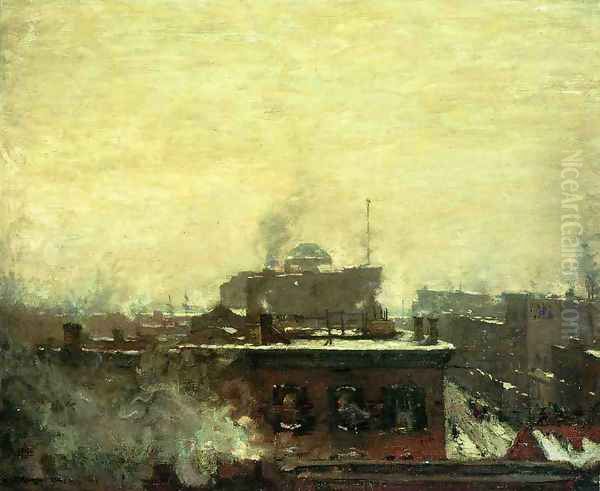 The El Oil Painting by Henry Ward Ranger