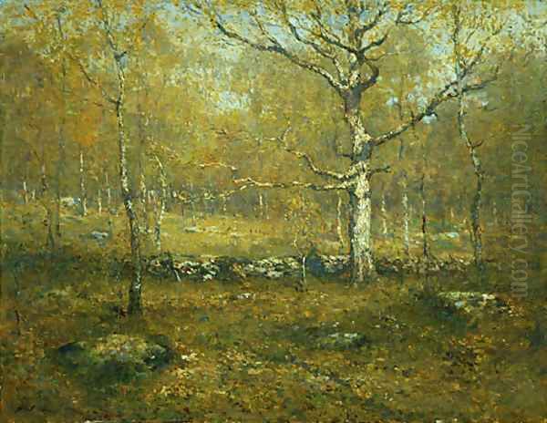 Spring Woods Oil Painting by Henry Ward Ranger