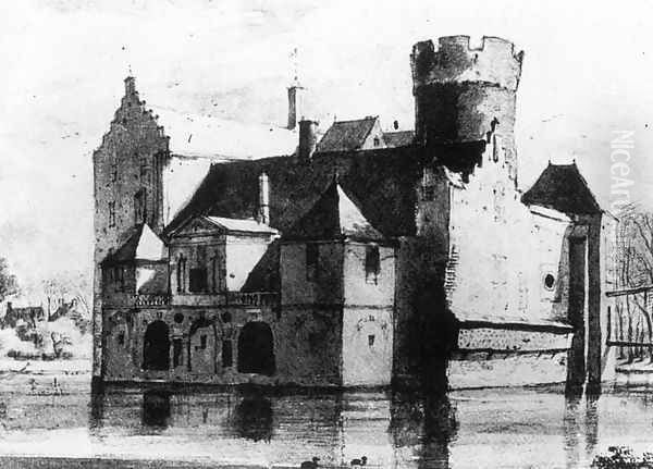 Loenersloot Castle c. 1630 by Roelandt Roghman