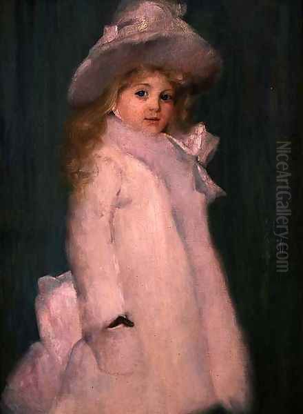 Portrait of Lily, 1892 Oil Painting by Thomas William Roberts