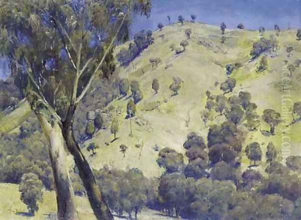 Dandenongs Landscape Oil Painting by Thomas William Roberts