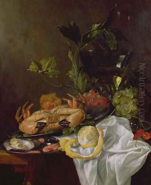 Still Life Oil Painting by Pieter de Ring