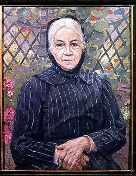 Portrait of Auntie, 1922 Oil Painting by Lucie Ranvier-Chartier