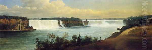 Niagara Falls I Oil Painting by Ferdinand Richardt