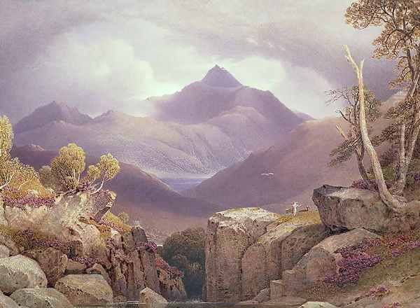 Ben Lomond Oil Painting by George Fennel Robson