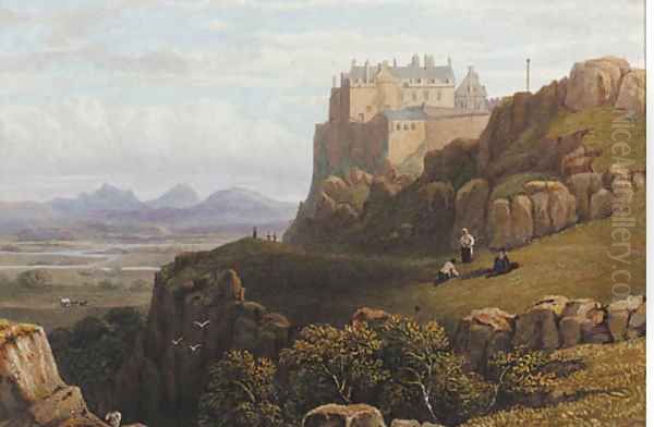 Stirling Castle, Aberdeenshire Oil Painting by George Fennel Robson