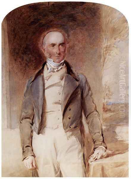 Portrait Of Sir Rowland Hill, K.C.B. Oil Painting by George Richmond