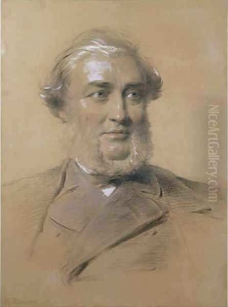 Henry Bence Jones, 1865 Oil Painting by George Richmond