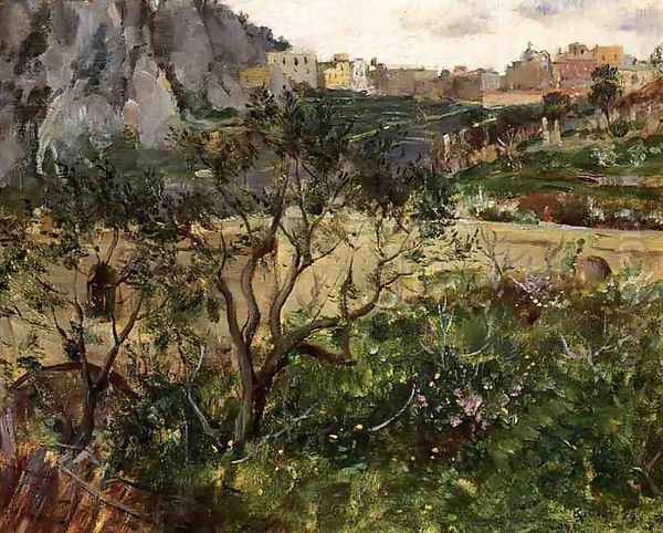 View of Capri Oil Painting by Louis Ritter