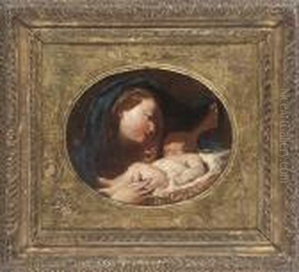 The Madonna And Child Oil Painting by Giovanni Battista Piazzetta