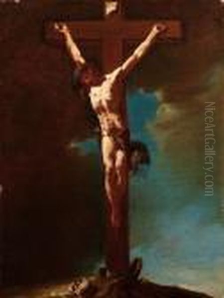 Cristo Crocifisso Oil Painting by Giovanni Battista Piazzetta