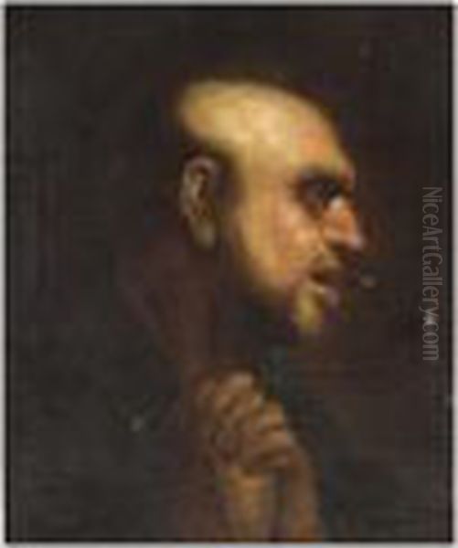 Judas In Penitence Oil Painting by Giovanni Battista Piazzetta