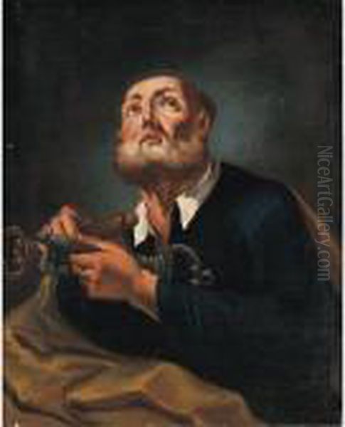 San Pietro Oil Painting by Giovanni Battista Piazzetta