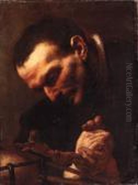 Saint Jerome Emiliani Oil Painting by Giovanni Battista Piazzetta