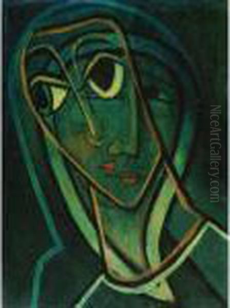 Surimpression - Madonne Oil Painting by Francis Picabia