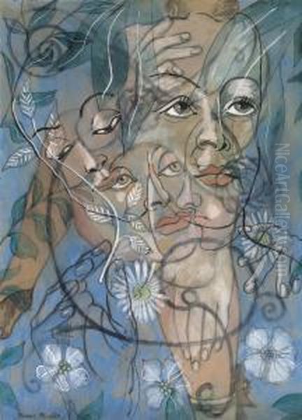 Hera Oil Painting by Francis Picabia