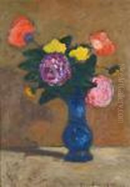 Bouquet De Fleurs Oil Painting by Francis Picabia