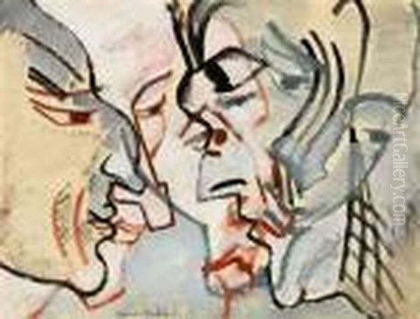 Transparence Oil Painting by Francis Picabia