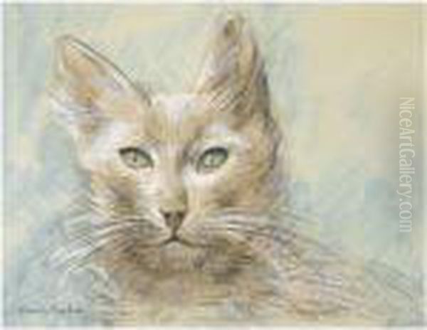 Tete De Chat Oil Painting by Francis Picabia