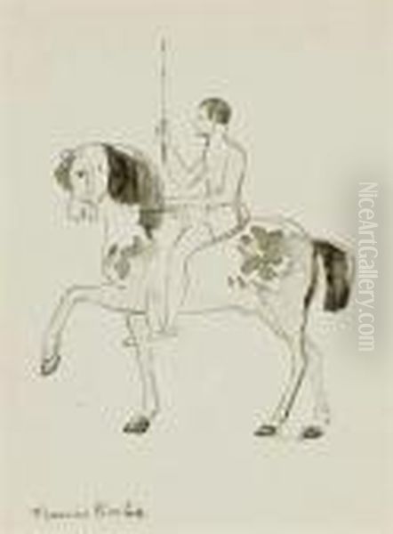 Cheval Et Homme by Francis Picabia