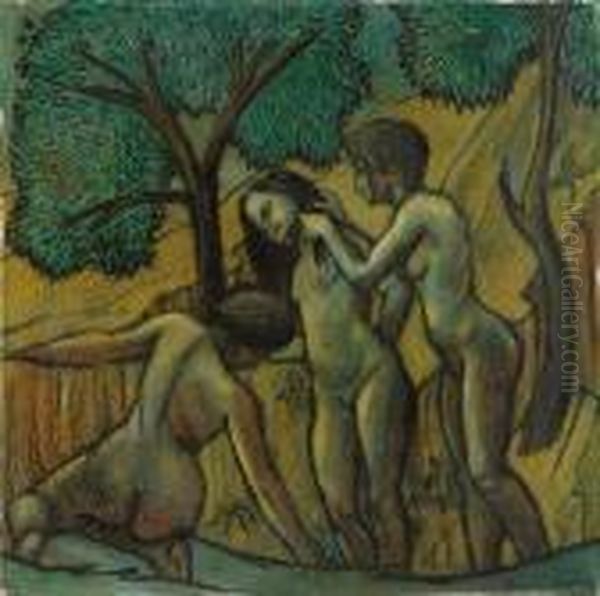 Baigneuses Oil Painting by Francis Picabia