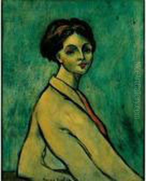 Portrait De Juliette Borreman Oil Painting by Francis Picabia