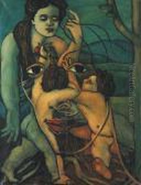 Geminis Oil Painting by Francis Picabia