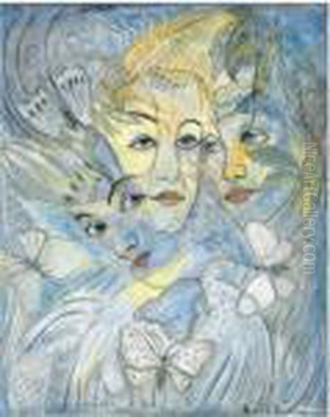 Lunis Oil Painting by Francis Picabia