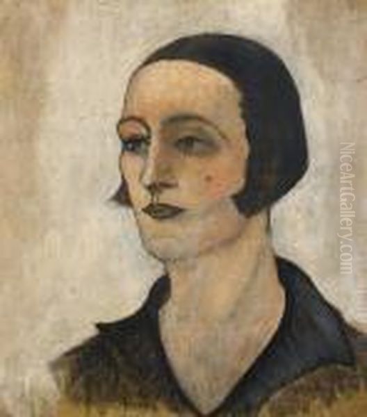 Portrait De Femme Oil Painting by Francis Picabia