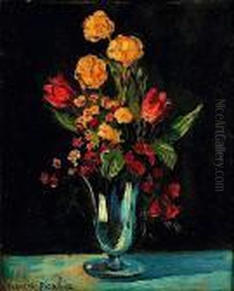 Bouquet De Fleurs Oil Painting by Francis Picabia