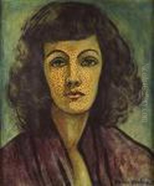 Portrait De Femme Oil Painting by Francis Picabia