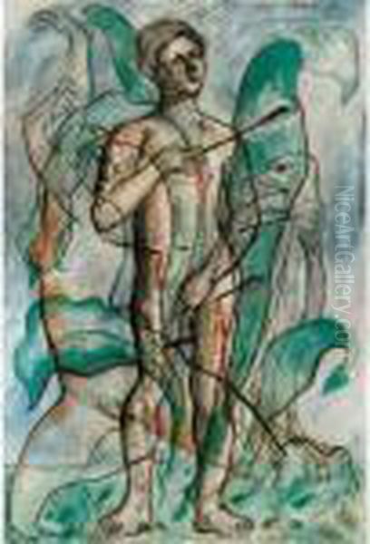 Saint Sebastien Oil Painting by Francis Picabia