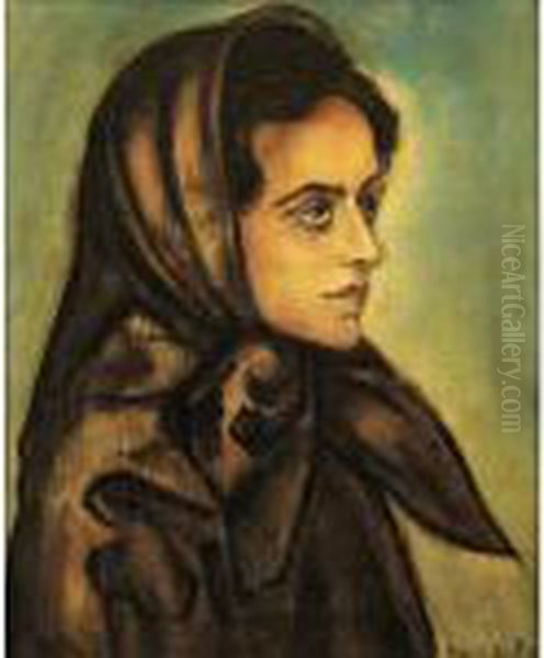 Portrait De Femme Oil Painting by Francis Picabia