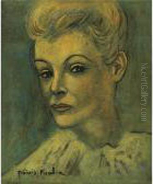 Tete De Femme Oil Painting by Francis Picabia