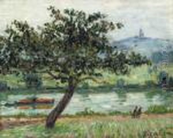 Bords De Loire, Saint-julien-sur-loire Oil Painting by Francis Picabia